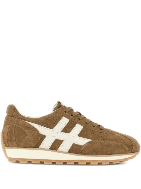Hogan H-detail suede sneakers Brown HXM6710FP0IUHO