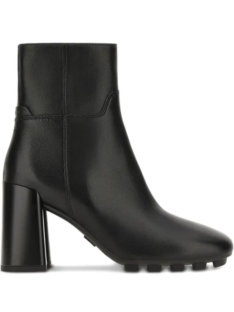 Hogan 90mm leather boots Black HXW6950FW20
