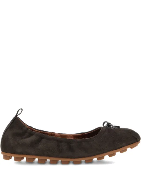 Hogan suede ballerina shoes Brown HXW6930FU30OU6