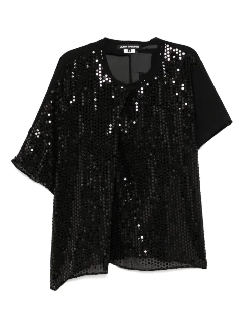 Junya Watanabe x Commes des Garçons short-sleeved top Black JOB002051