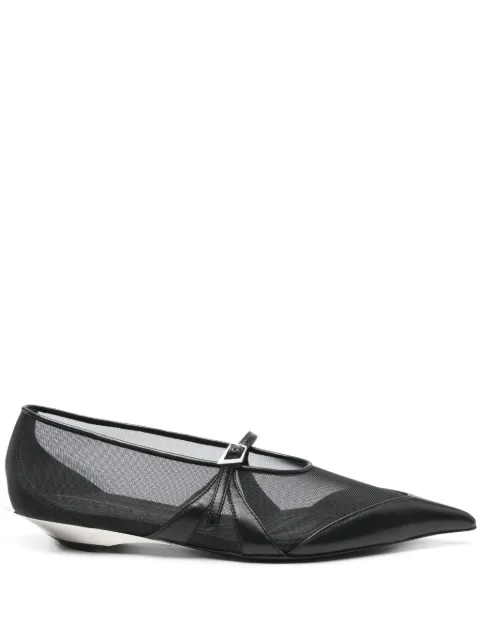 Mugler Fang ballet flats Black MUWSS25SC122