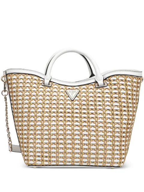 GUESS USA Atalia woven tote bag Neutrals HWWG9647220