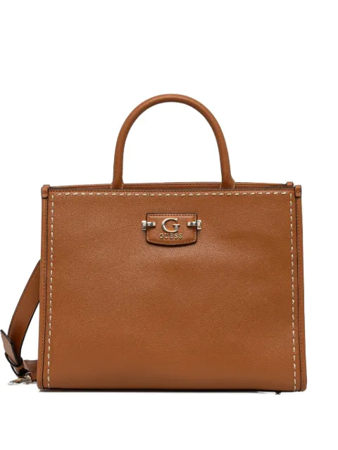 GUESS USA logo-lettering tote bag Brown HWBG9637220