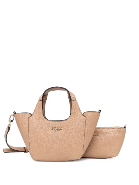 GUESS USA logo-lettering tote bag Neutrals HWBG9640750