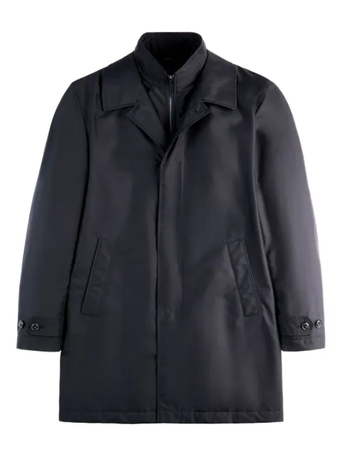 Fay collared zip-up coat Black NAM62510160AXX