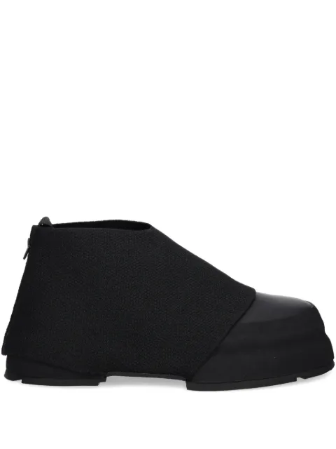 HELIOT EMIL zip-detail knitted boots Black PRESS2517041