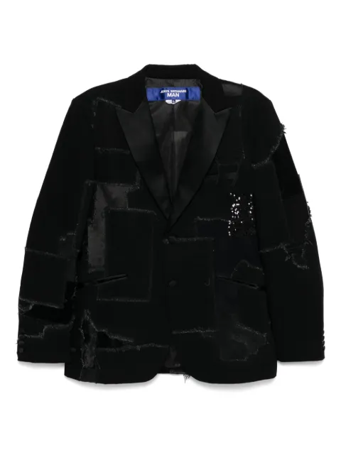 Junya Watanabe MAN patchwork blazer Black WOJ033051
