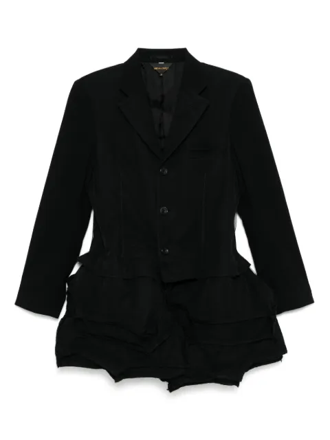 Comme Des Garçons asymmetric hem blazer Black GOJ021051