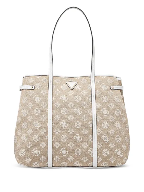 GUESS USA logo-plaque tote bag Neutrals TWLP9627024