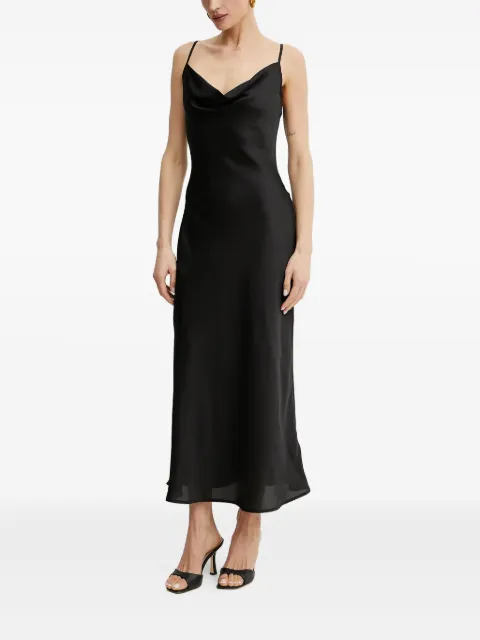 GUESS USA cowl-neck slip dress Black W5GK85WH9C2