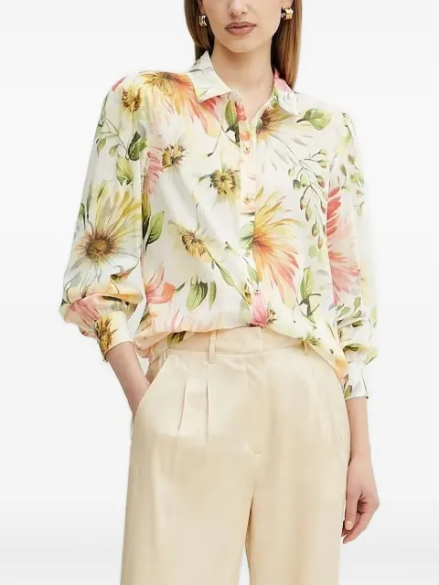 GUESS USA floral-print shirt Neutrals W5GH85WH6C0