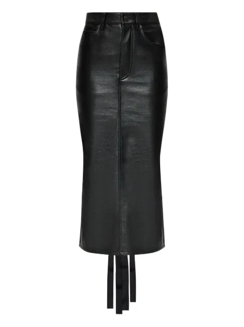 Balenciaga leather skirt Black 830758TSS01