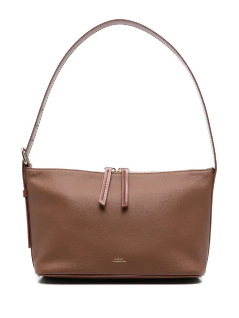 A.P.C. leather shoulder bag Brown PXCBLF61974