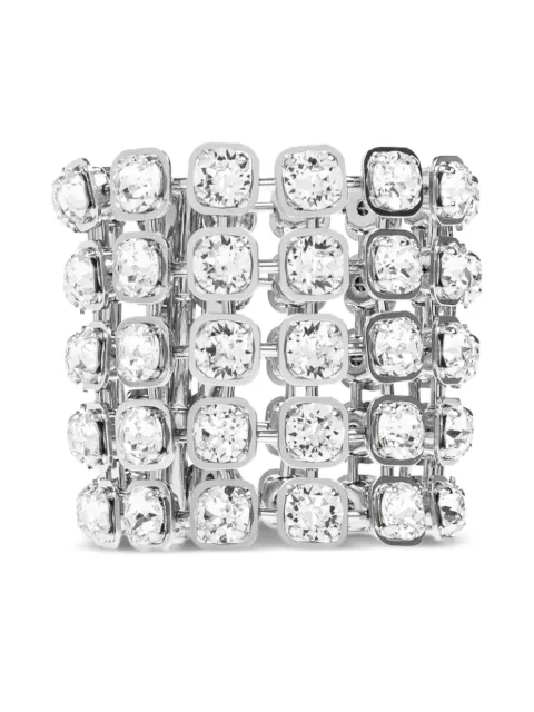 Balenciaga rhinestone-embellished bracelet Silver 830053TZ74S