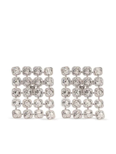 Balenciaga crystal-embellished earrings Silver 830556TZ74S