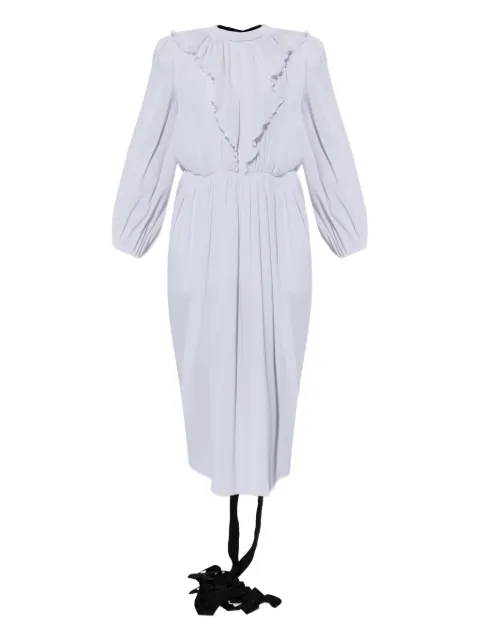 Balenciaga plissé dress White 831207TGO32