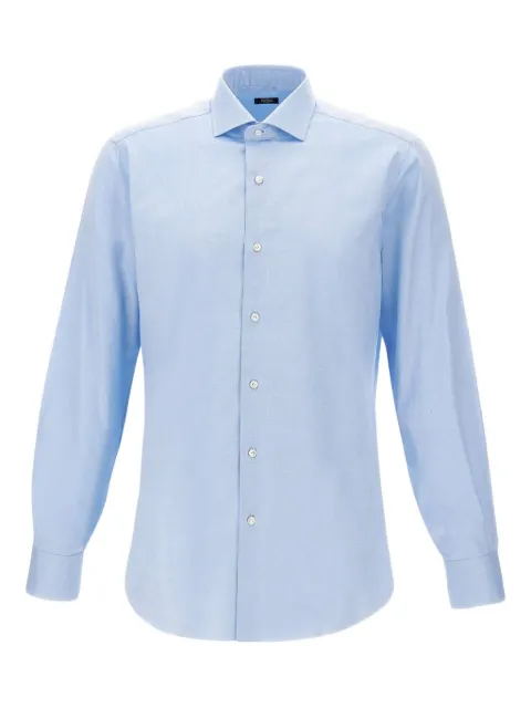 Barba cotton shirt Blue I1U02P01PZ5004