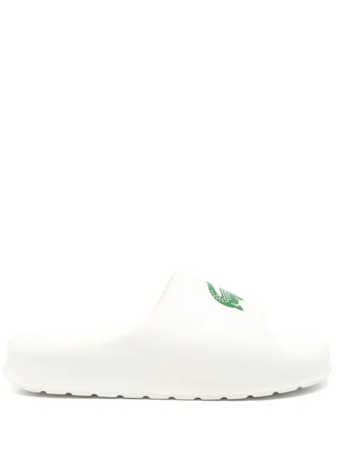 Lacoste logo-print slides White 748CMA0022