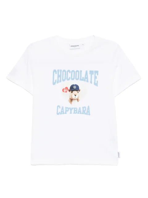 CHOCOOLATE capybara T-shirt White TEL1958XU