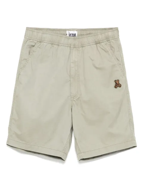izzue logo-embroidered shorts Neutrals N6326U5