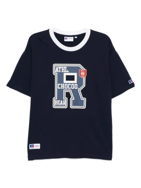 CHOCOOLATE graphic-print T-shirt Blue TEX1072XU