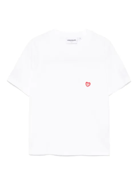 CHOCOOLATE logo-patch T-shirt White TEL1950XU