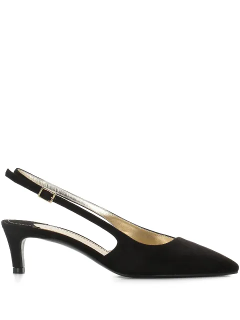Antonio Barbato Maestri Veneziani suede slingback pumps Black 5649