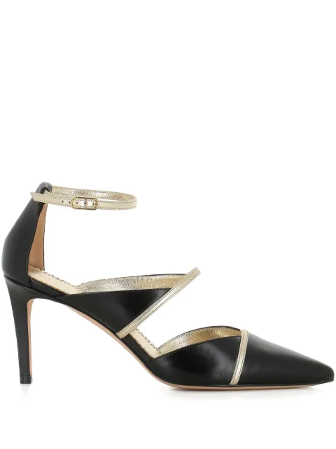 Antonio Barbato Maestri Veneziani cut-out leather pumps Black 468334280