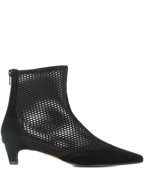 Antonio Barbato Maestri Veneziani 40mm Hanna mesh boots Black 4636
