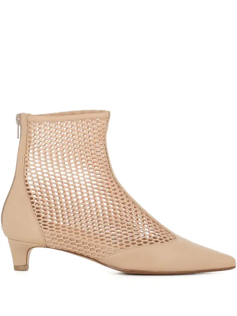 Antonio Barbato Maestri Veneziani Hanna mesh ankle boots Neutrals 4636