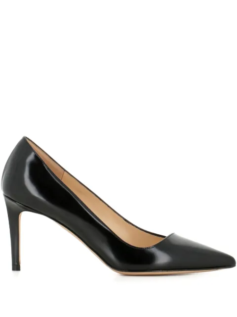 Antonio Barbato Maestri Veneziani pointed-toe leather pumps Black 064684180200