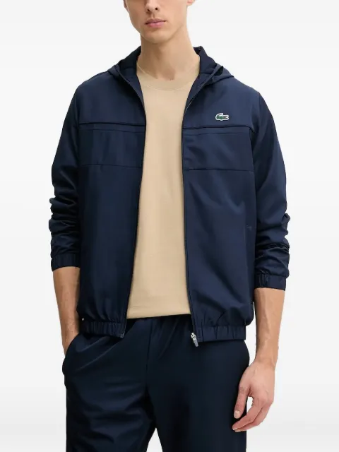 Lacoste panelled zip-up hooded jacket WH2661