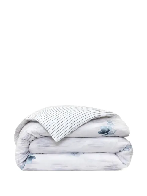 Lacoste floral-print bed set White 1047864