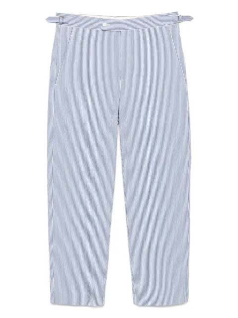 BODE club striped trousers Blue MRS25BT026
