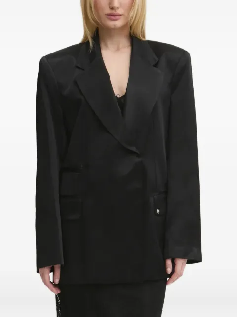 Aniye By notched-lapels blazer Black 181378