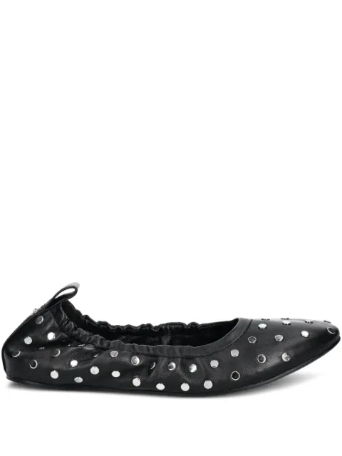 Michael Michael Kors stud-detailing ballerina shoes Black 40S5AYFP2L