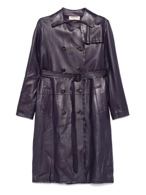 A.N.G.E.L.O. Vintage Cult 2010s leather coat Purple AN950RF