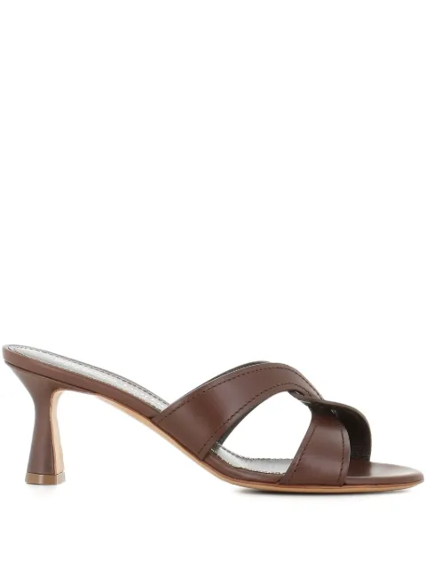 Antonio Barbato Maestri Veneziani strappy leather heeled sandals Brown 2670