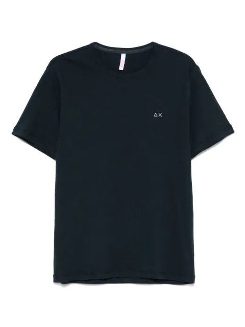 Sun68 logo-embroidered T-shirt Blue T35132