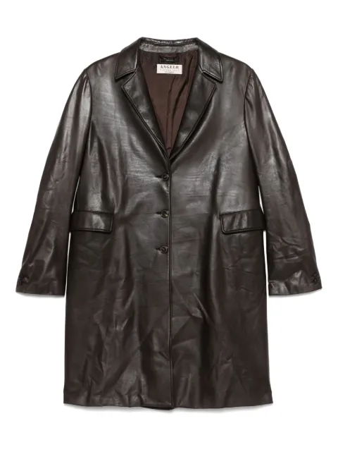 A.N.G.E.L.O. Vintage Cult 2000s leather coat Brown AN780RA