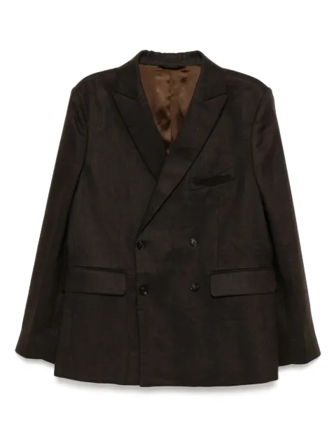 BODE double-breasted blazer Brown MRS25SJ011