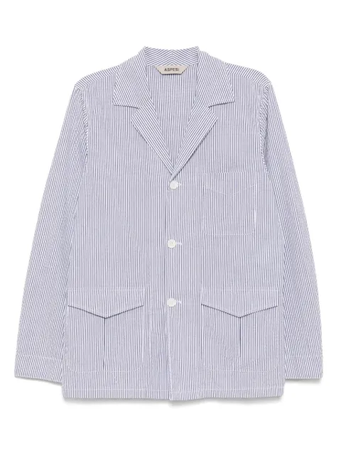 ASPESI striped single-breasted blazer S5ACJ21E009