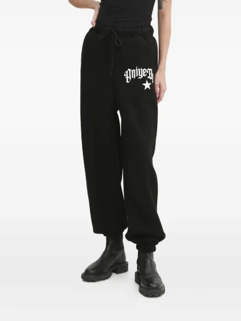 Aniye By logo-print track pants Black 181498