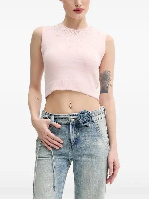 Aniye By crystal-embellished sleeveless top Pink 185046