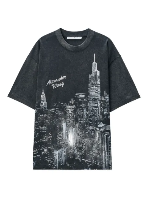 Alexander Wang graphic-print T-shirt Black UCC3251843011