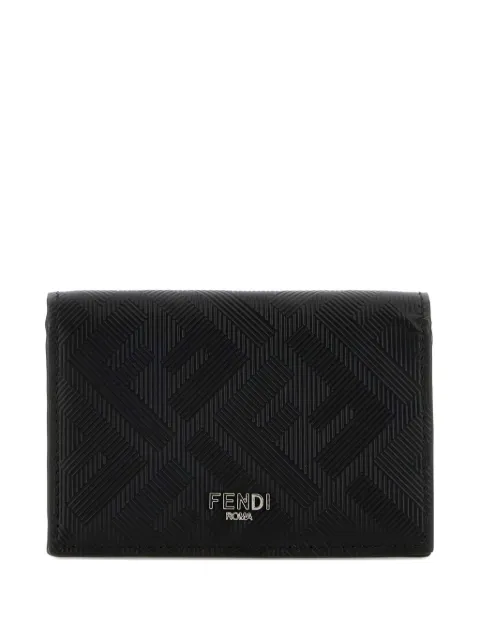 FENDI leather cardholder Black 7M0222AJF4