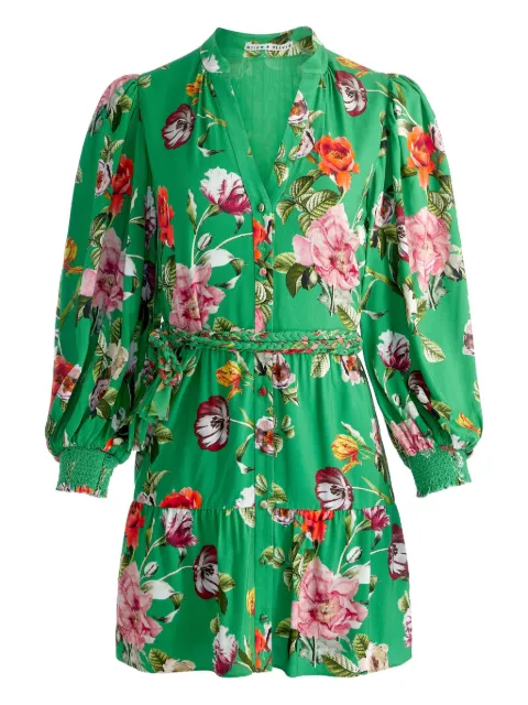alice + olivia Antonette mini dress Green CC505P30514