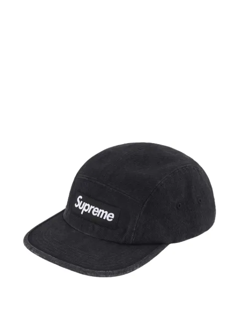 Supreme denim camp cap Black SU25335