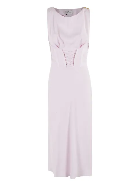 Elisabetta Franchi corset midi dress Pink AB84652E2