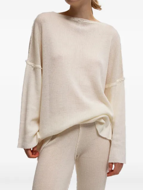 Gudrun & Gudrun Billa long-sleeved knit top Neutrals 11604